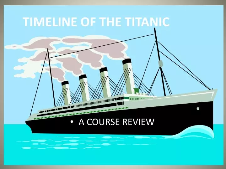 Ppt Timeline Of The Titanic Powerpoint Presentation Id