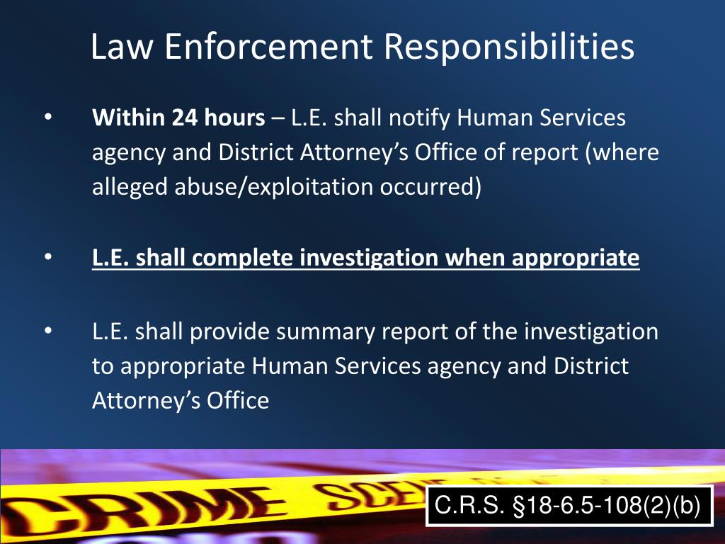 PPT Elder Abuse & Colorado’s New Mandatory Reporting Law PowerPoint