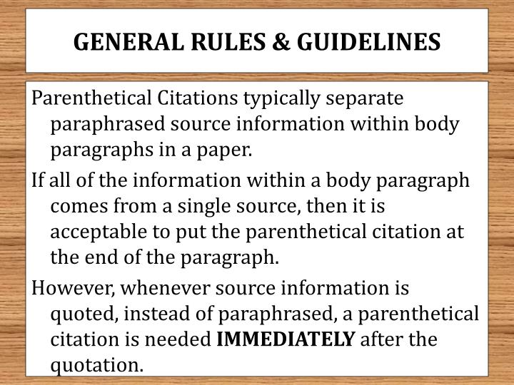 ppt in text citation mla format parenthetical citation mla format body paragraph