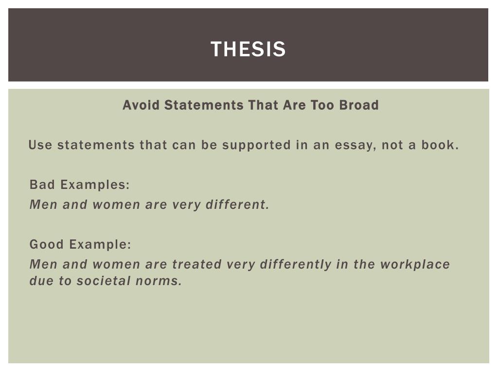 PPT - Thesis and Evidence PowerPoint Presentation, free download - ID ...