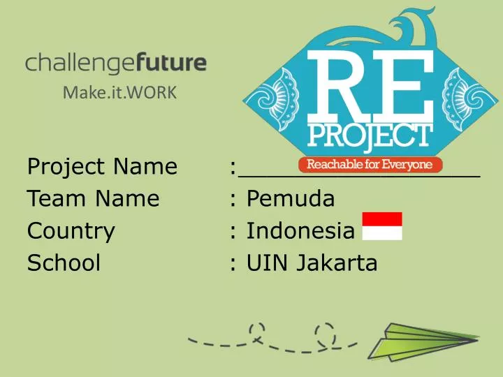 project name team name pemuda country indonesia school uin jakarta n.