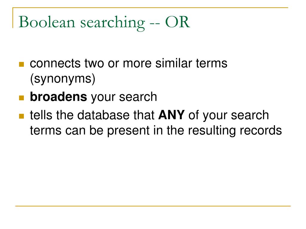 boolean search boolean search
