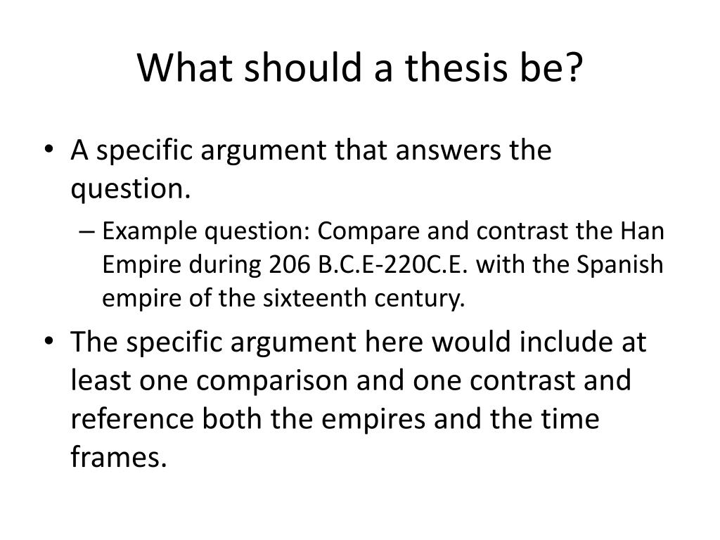 what is a thesis statement for social studies