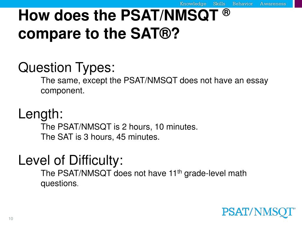 PPT Prepare for the PSAT/NMSQT ® A Step to the Future PowerPoint