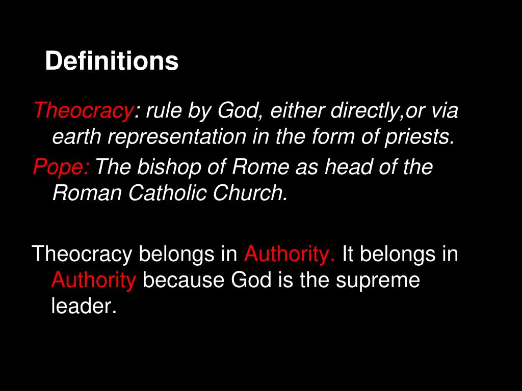 Ppt theocracy powerpoint presentation free download id 2494604