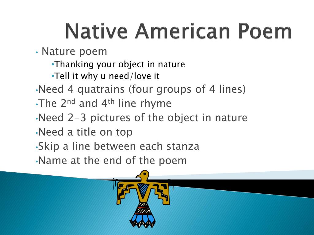 native american poems