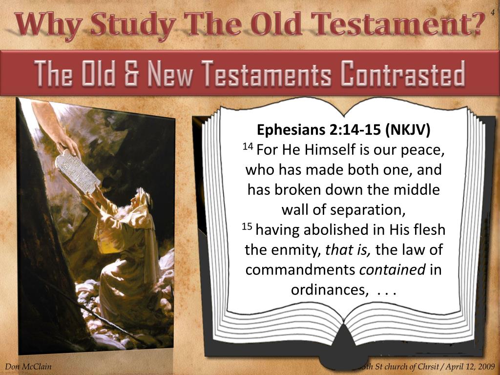 PPT - Why Should Christians Study The Old Testament? PowerPoint ...