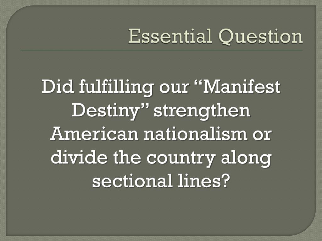 PPT - Manifest Destiny American Territorial Expansion 1803-1853 ...