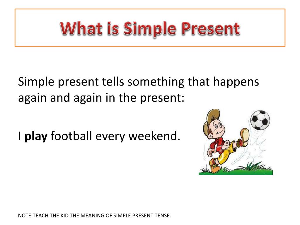 present simple pp presentation