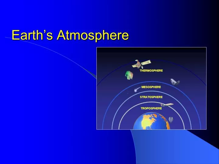 PPT - Earth’s Atmosphere PowerPoint Presentation, Free Download - ID ...