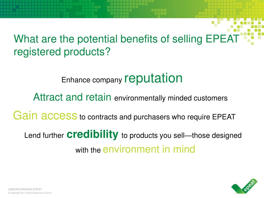 EPEAT Registered Products