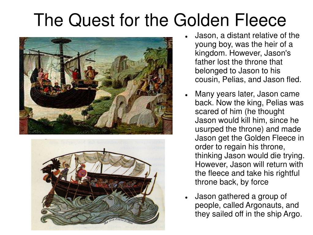 The Quest Of The Golden Fleece Summary PPT - Jason and the Golden Fleece PowerPoint Presentation, free