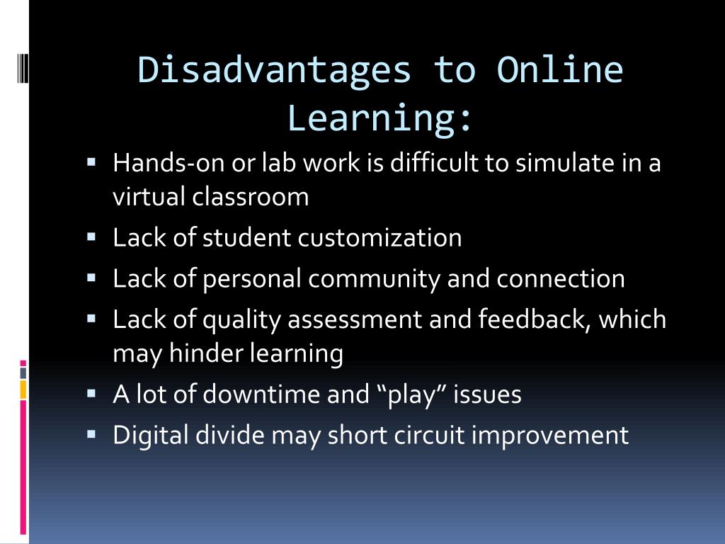 PPT The Advantages and Disadvantages of Online Learning Habits