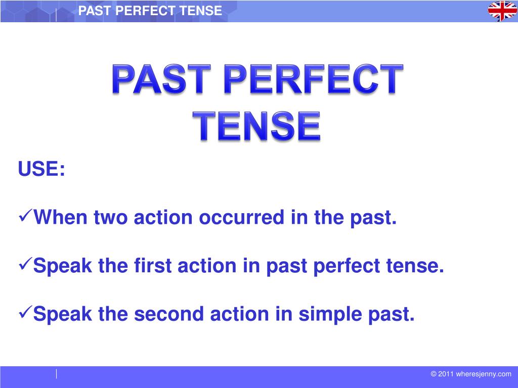 past perfect presentation pdf