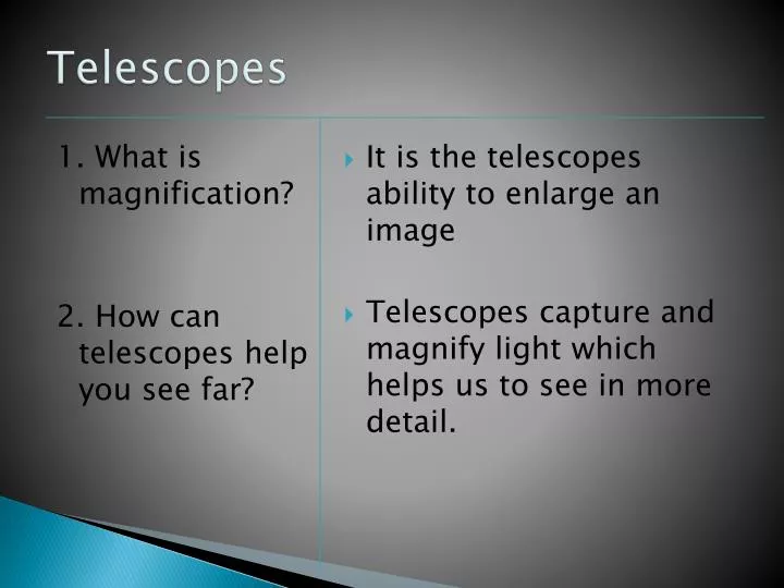 telescopes n.