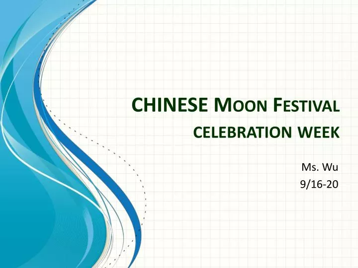chinese moon festival celebration week n.