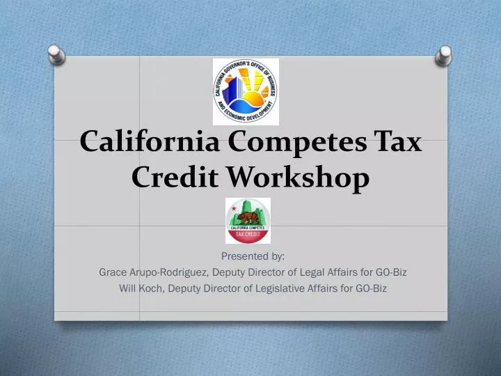 california competes tax credit workshop n.