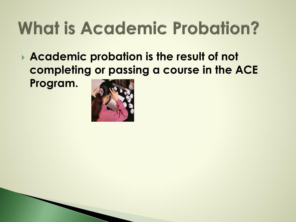 academic probation phd