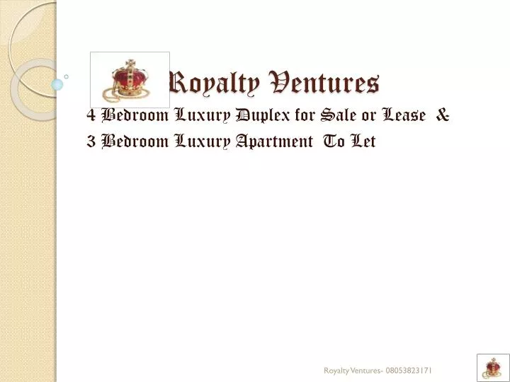 royalty ventures n.