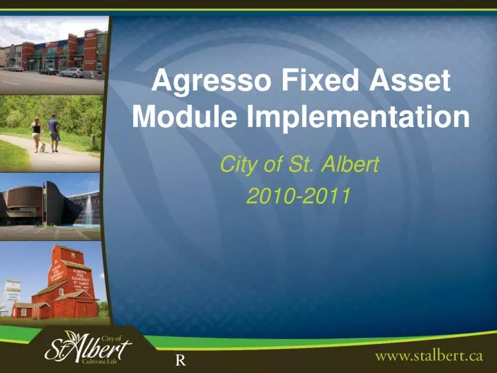 agresso fixed asset module implementation n.
