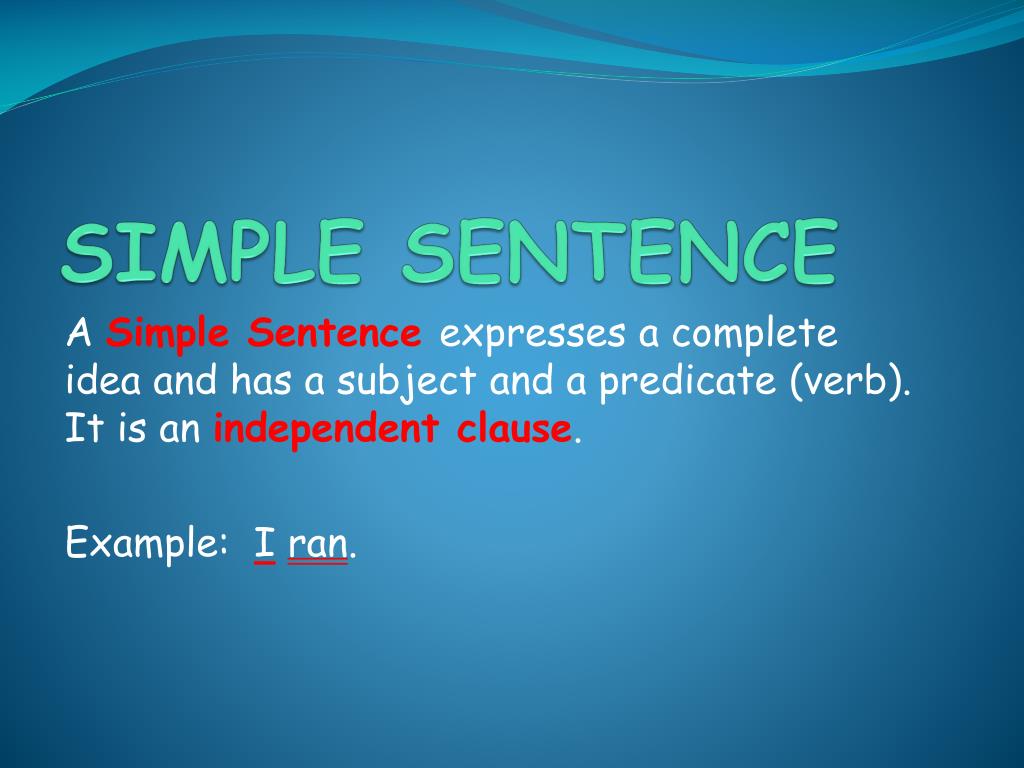 powerpoint presentation on sentence structure