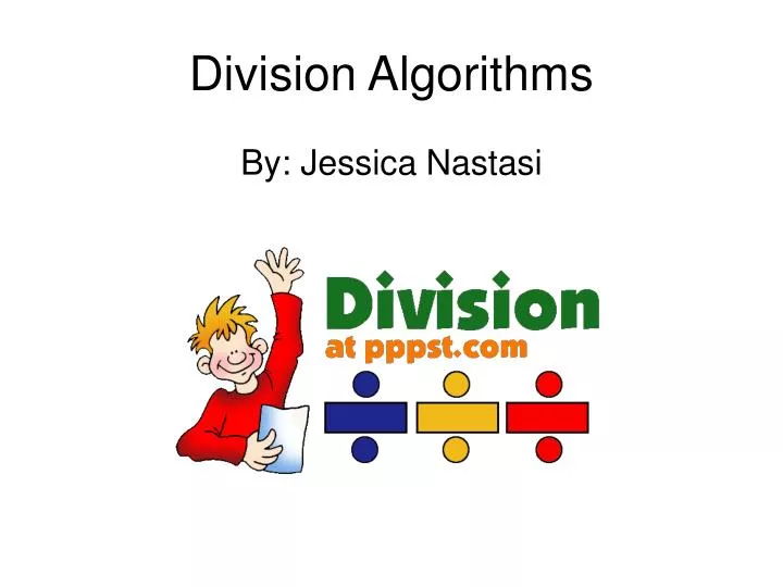 PPT - Division Algorithms PowerPoint Presentation, free download - ID ...