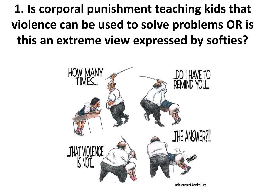 what are the research questions about corporal punishment