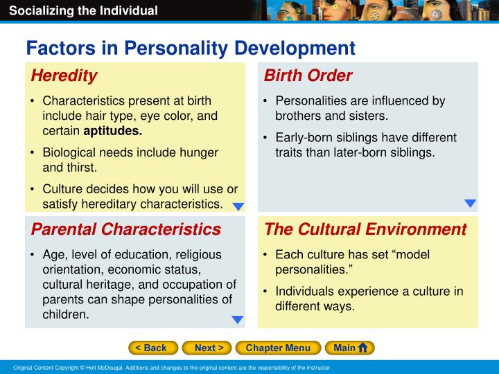 birth order and personality development