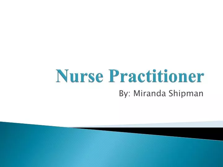 nurse practitioner n.