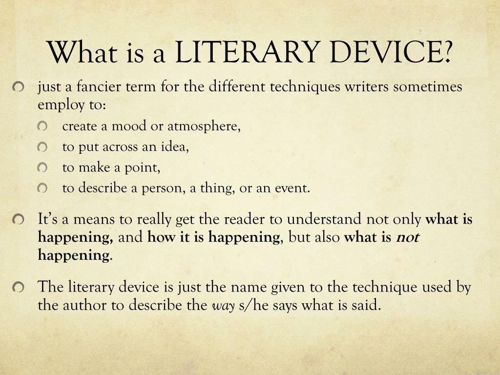 literary devices to use in an essay