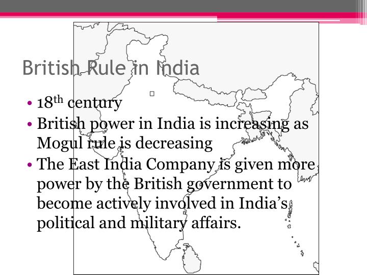 powerpoint presentation on british rule in india