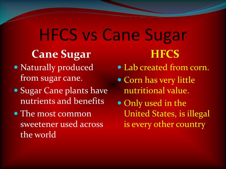 PPT High Fructose Corn Syrup; PowerPoint Presentation ID2503947