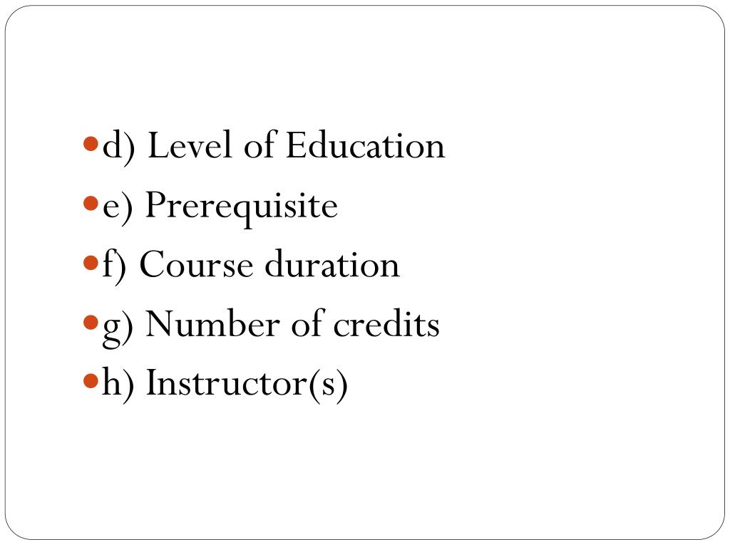 PPT - Course Syllabus PowerPoint Presentation, free download - ID:2504221