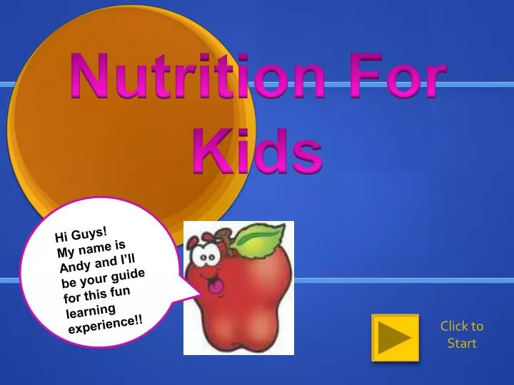 PPT Nutrition For Kids PowerPoint Presentation, free