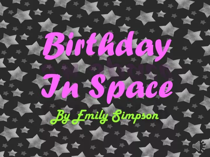 birthday in space n.
