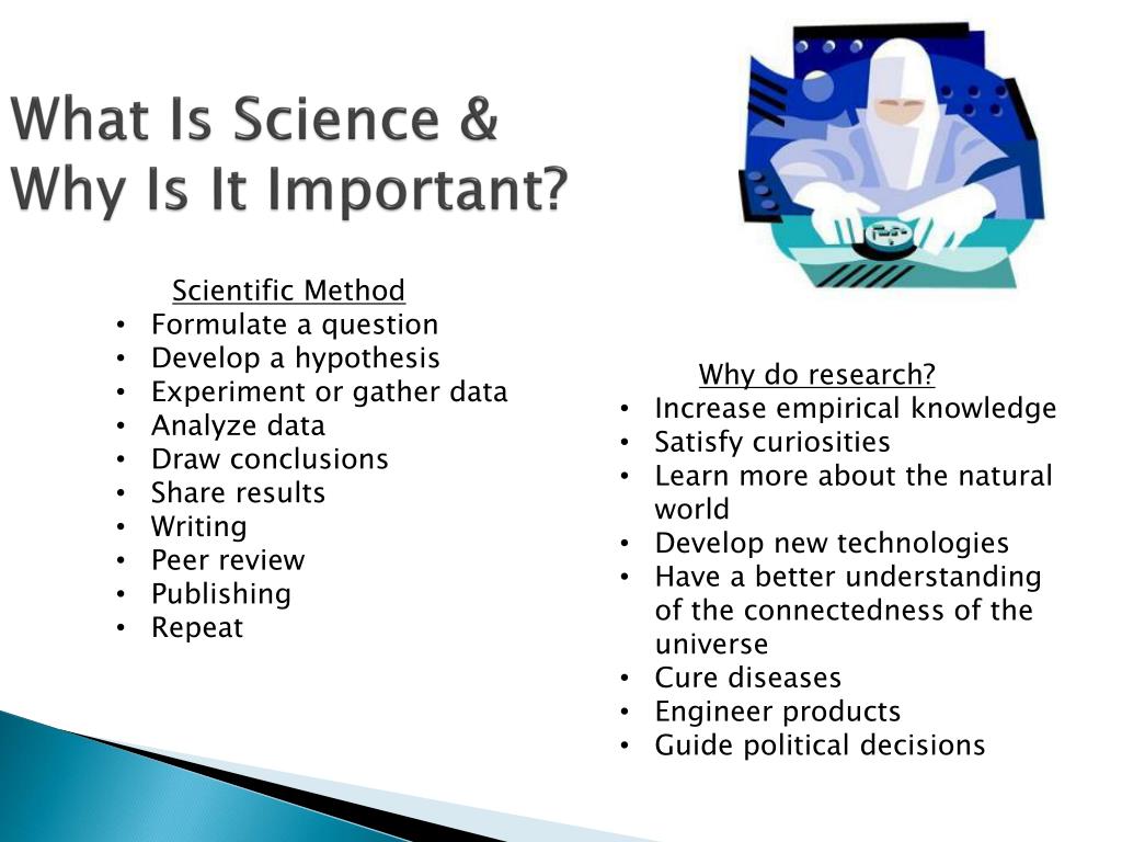 importance of science research