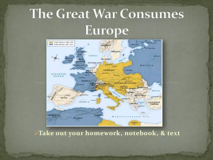 the great war consumes europe n.