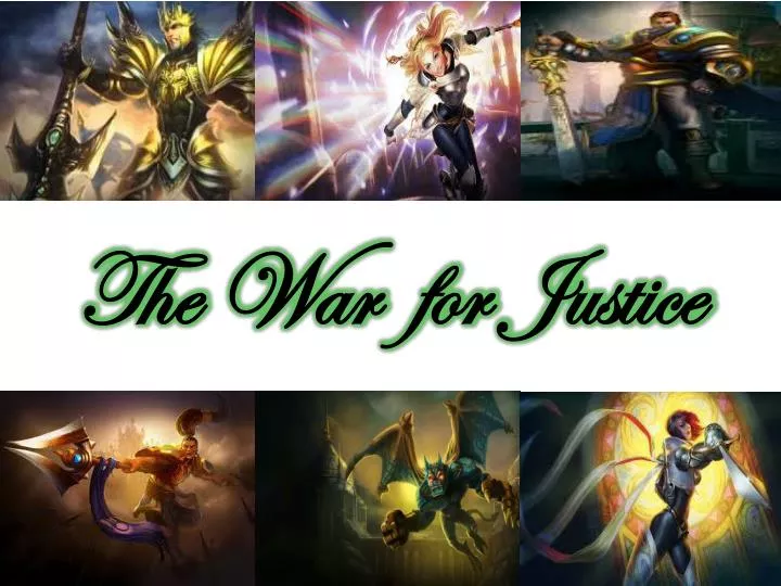 the war for justice n.