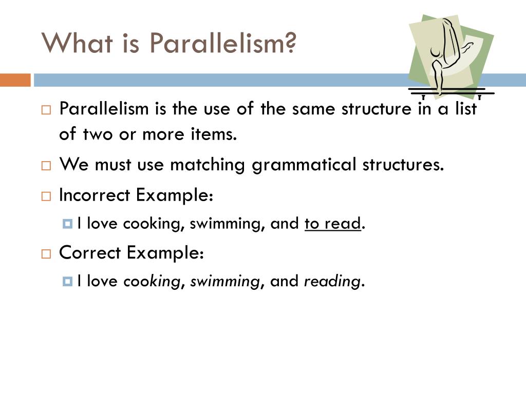 parallel structure example