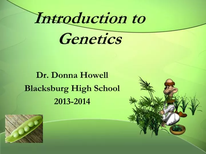 powerpoint presentation about genetics