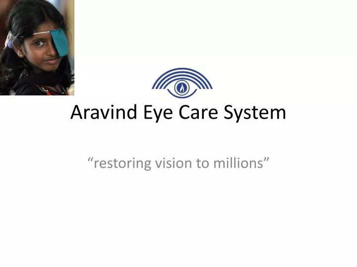business strategy arvind eye care system business strategy arvind eye care system