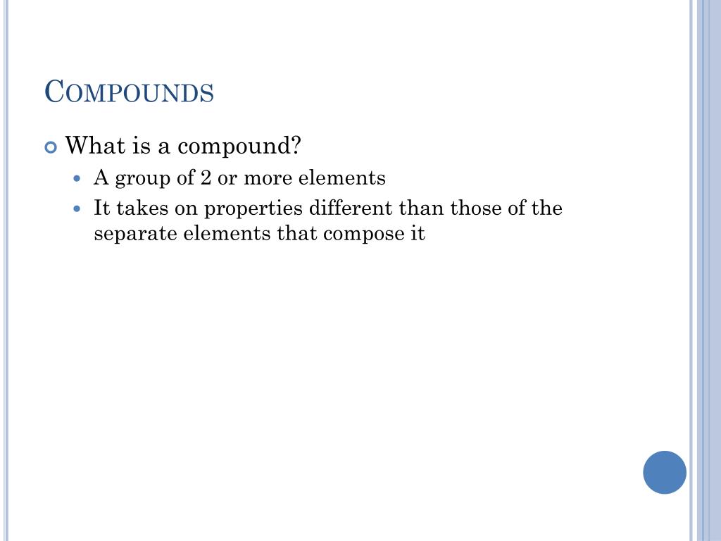 PPT - Chemical Compounds PowerPoint Presentation, free download - ID ...