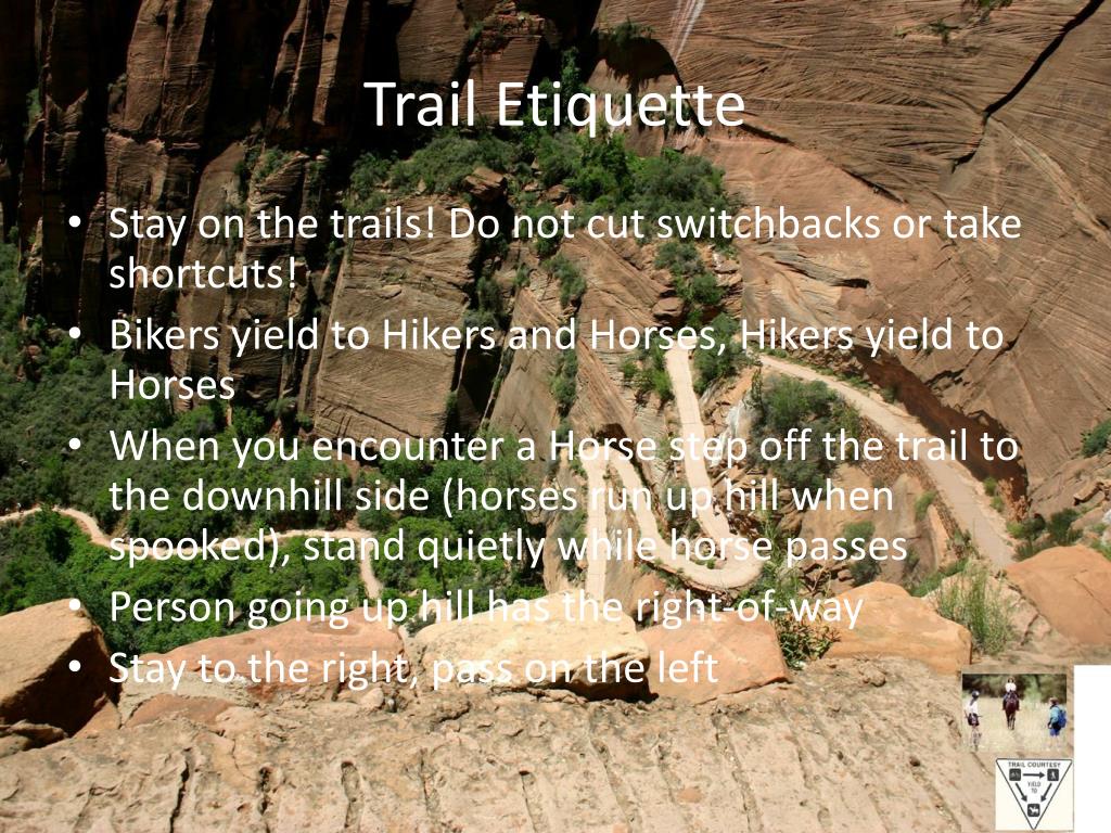 PPT Trail Safety & Etiquette PowerPoint Presentation, free download