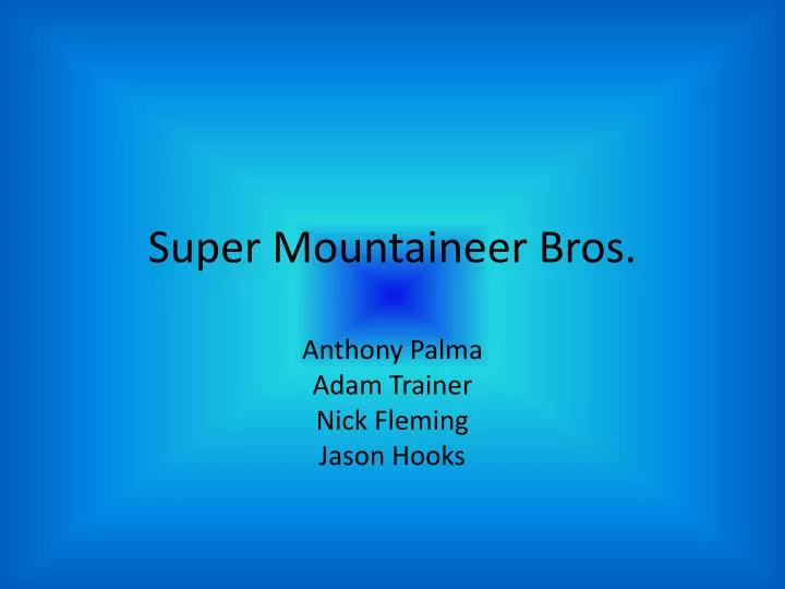 super mountaineer bros n.