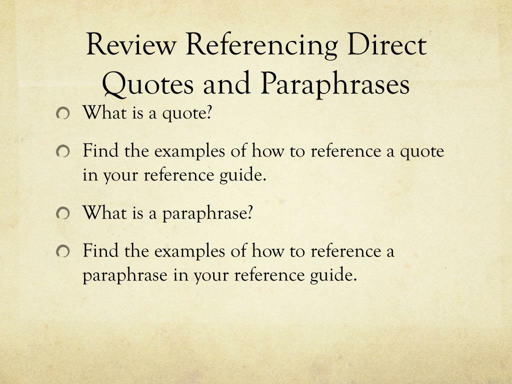 Quotes References Inline PPT - Mastering Information Literacy: Skills for Effective Research and ...