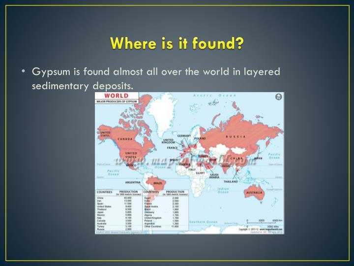 PPT Gypsum PowerPoint Presentation ID2509796