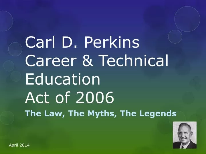 carl d perkins career and technical Follow perkins reauthorization news on the cte policy watch blog the bill would reauthorize the carl d perkins career and technical education act (perkins. carl d perkins career and technical Follow perkins reauthorization news on the cte policy watch blog the bill would reauthorize the carl d perkins career and technical education act (perkins.