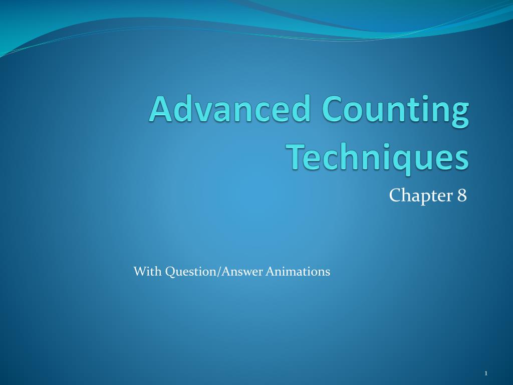 Advanced Counting Techniques
