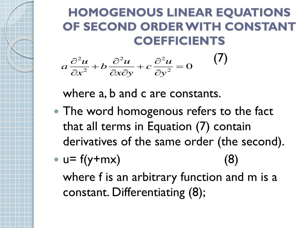 Linear перевод. Differential equations. Linear equation Formula. Homogeneous Differential equation. Second order Linear Differential equations.