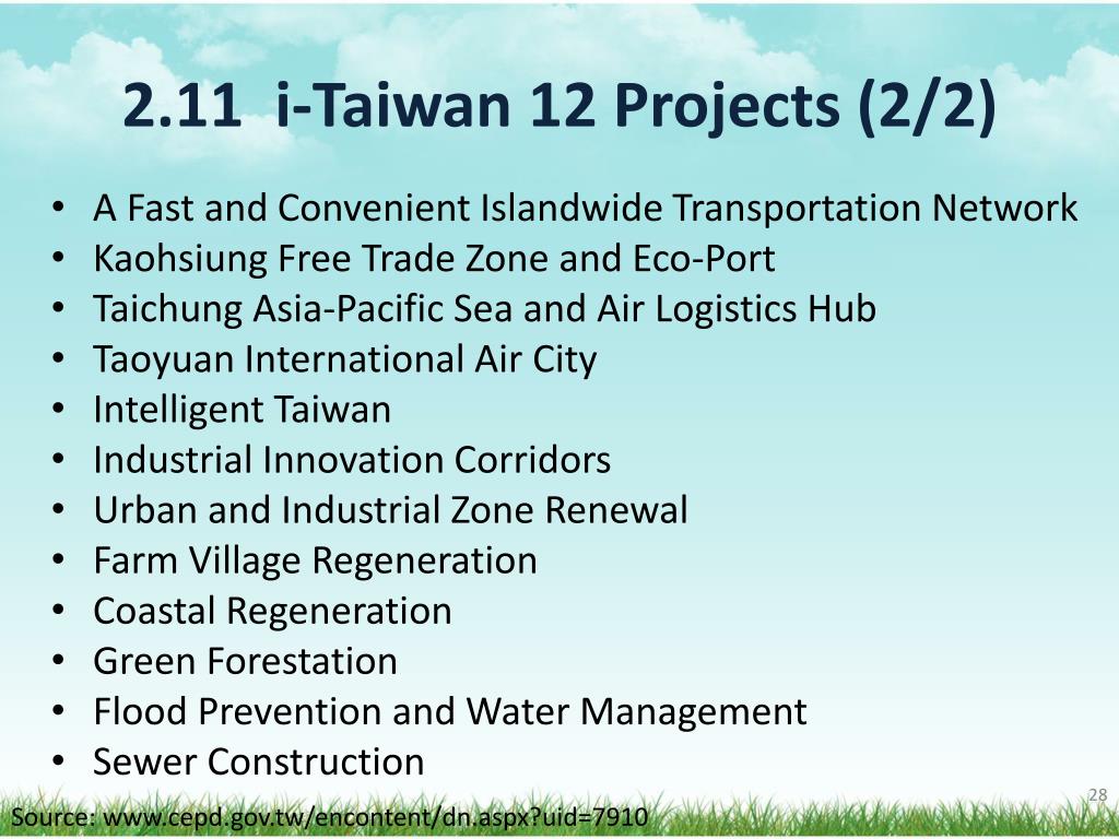 Taiwan Development PPT - Major Challenges for Economic and Sustainable Development in ...